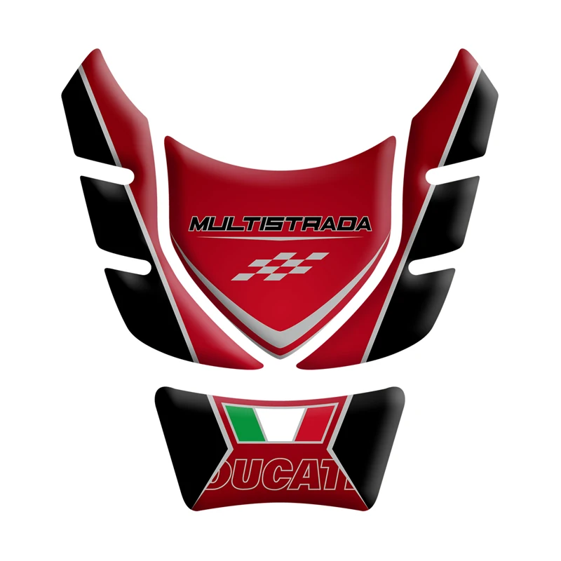 3D наклейка на топливный бак мотоцикла для DUCATI Multistrada 1200/1260 950 эндуро, бензобак, накладка, защитная наклейка - Цвет: 03