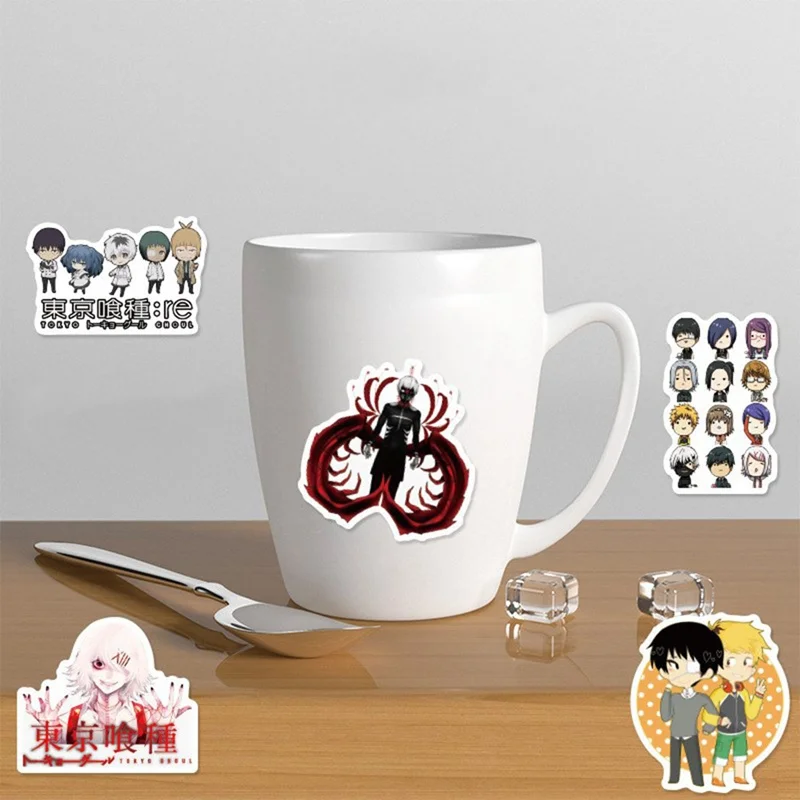 

50 Tokyo Ghoul Stickers Cartoon Water Cup Notebook Luggage Waterproof Creative Decoration