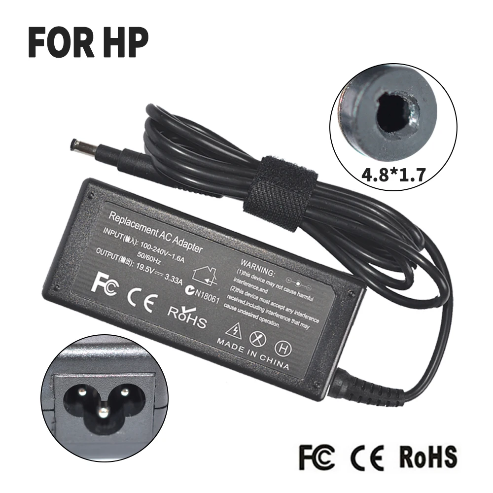 Блок питания для ноутбука HP 15 AY123NG f004wm ay107ng an051dx f019dx 677774 001 19 5 в 4 8 а 1 7 * мм|laptop plug