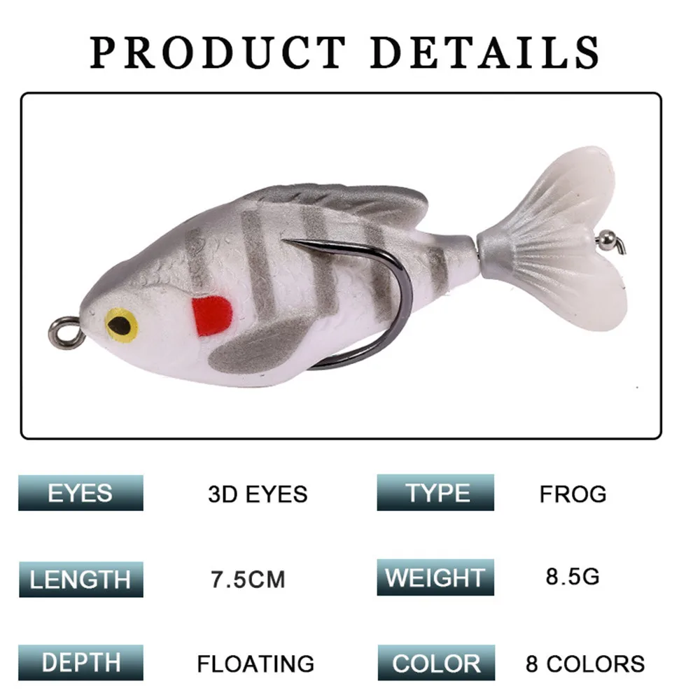 

75mm/8.5g 3D Eyes Soft Lures Bait Fishing Sea Fishing Swimbait Wobblers Artificial Bait Fishing Lures Fishing Tackle Tools