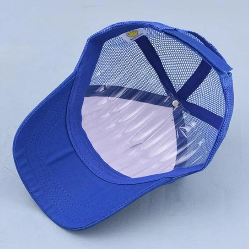 

SILOQIN New Child Baseball Cap Fashion Summer Outdoor Breathable Sun Protection Mesh Caps Cartoons Shading Snapback Hat