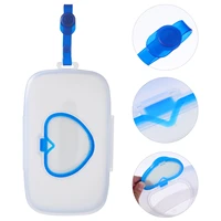 1pc baby outdoor portable wet tissue case crib button dispenser wet wipe box