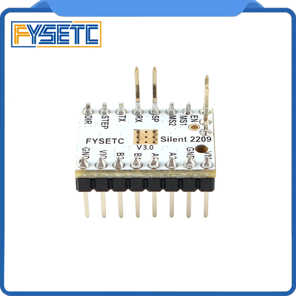 Последний TMC2209 v2.0 3d принтер части Драйвер шагового двигателя Stepsticks немой драйвер 256 микроступеней ток 2.8A пик VS TMC2208