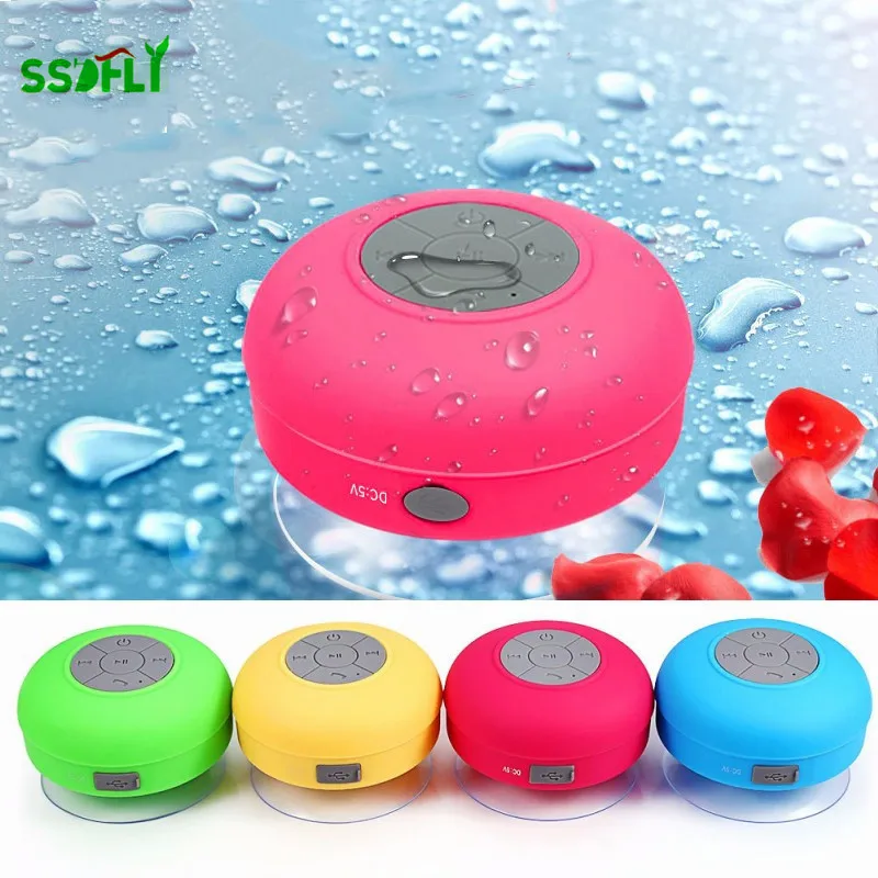 

Mini Bluetooth Speaker Portable Waterproof Wireless Handsfree Speakers, For Showers, Bathroom, Pool, Car, Beach & Outdor
