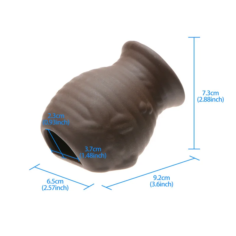 Bottle ceramic stone Керамический укрытие Декор для аквариума разведение Танк Мини креветки отверстие аквариума ландшафтное украшение рыбы скрытие дома украшения - Цвет: Bottle ceramic stone