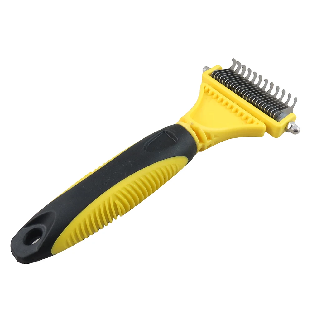 Триммер для стрижки собак кошек устройство удаления шерсти массажная расческа