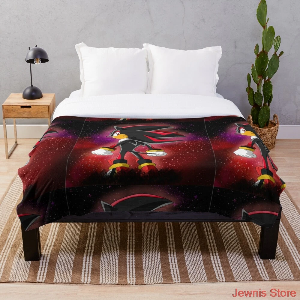 

Schatten Die Hedgehog 1 Decke Plüsch Samt Warme Dekoration Bett Hause Werfen Sofa Decken Unisex Kinder Jungen Geschenke Erwachse