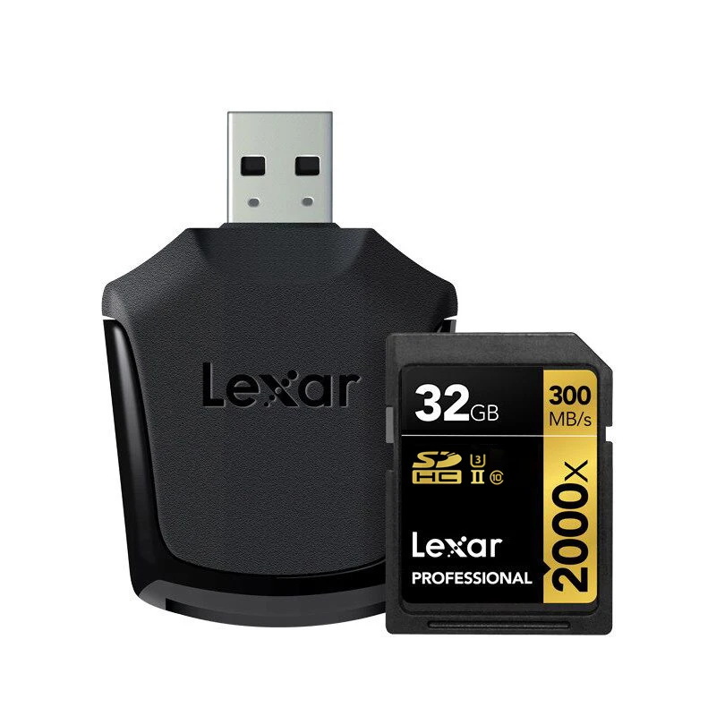 2018 оригинальный ограниченный флэш-накопитель Lexar 300 Sdhc 2000x для Sd-карты Sdxc Uhs-ii U3