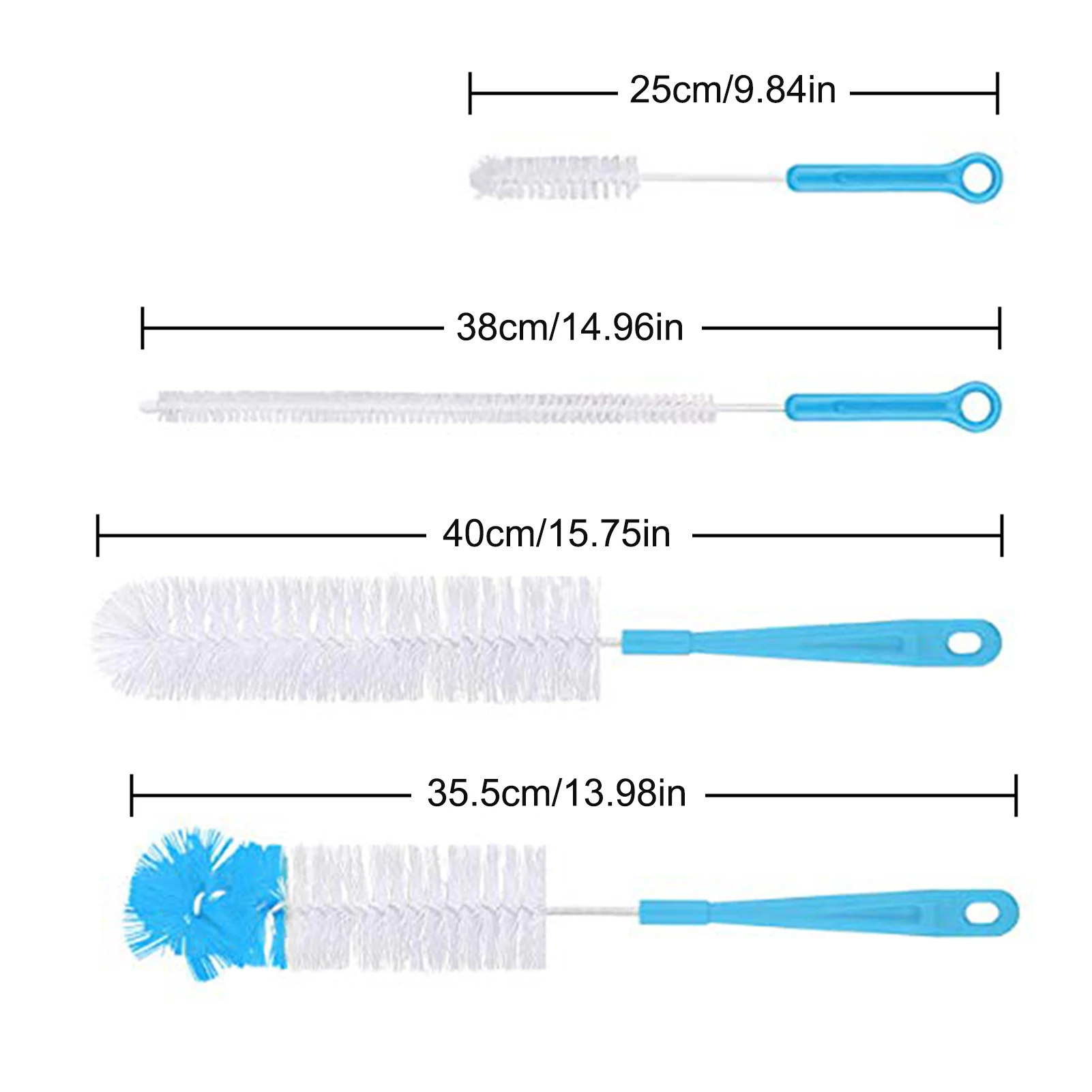 

Household Tools 4PCS Baby Bottle Cleaning Brush Bendable Spout Pipe Cleaner Cup Cleaning Tools Accessories