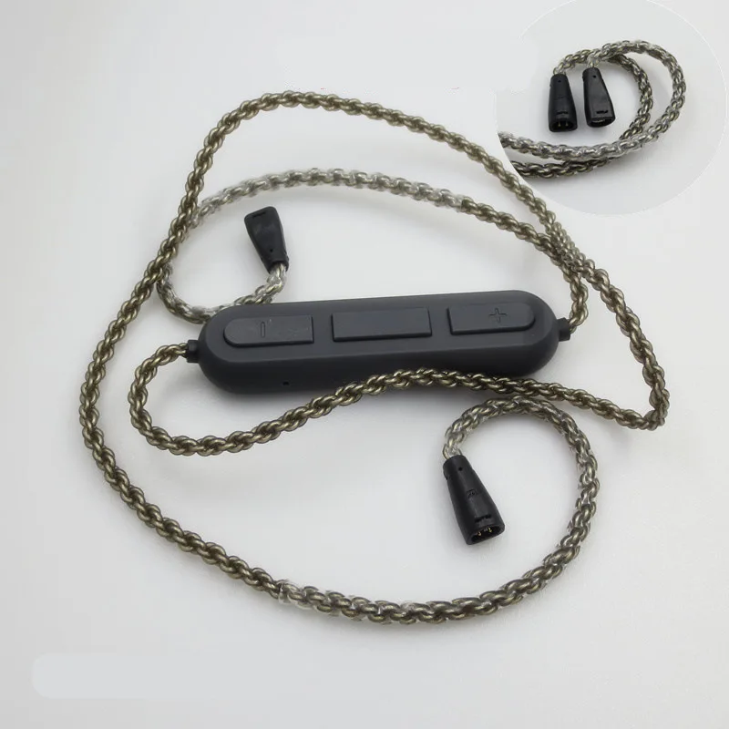 Посеребренный сменный аудиокабель для Sennheiser IE80s Shure Se535 SE846 Im50 Im70 TF10 наушники Bluetooth