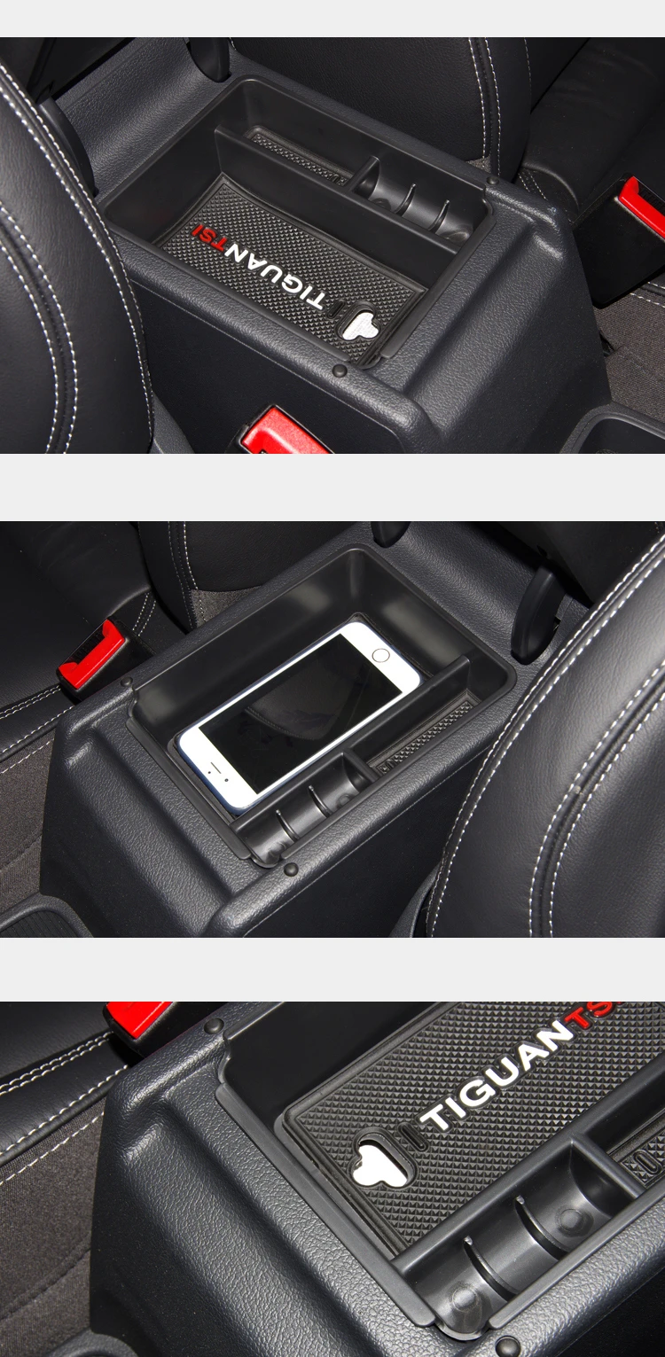 Подлокотник для хранения Коробка для VW Tiguan MK1 2009 2010 2011 2012 2013 центральной консоли перчатки лоток