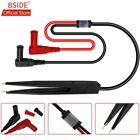 Пинцет для проверки Индуктивности SMD, зажимы, щупы, провода для лаборатории, компоненты SMD, резистор, конденсатор, мультиметр, Измеритель LCR, испытательный Эпс