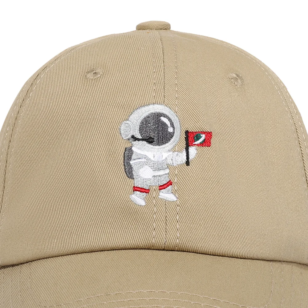 

Cap Men Summer High Quality Cotton Adjustable Snapback Baseball Cap Ladies Fashion Astronaut Embroidery Sports Hat Unisex Bone