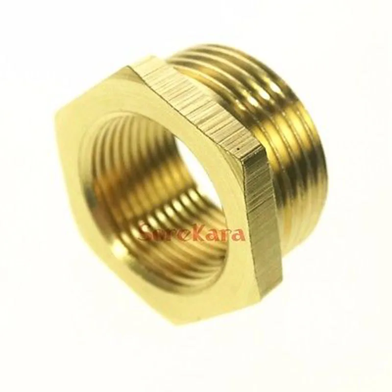 Brass Reducer 3/4&quot BSP Male Thread to 1/2&quot Female Reducing Bush adapter Fitting Gas Air Water Fuel | Обустройство дома