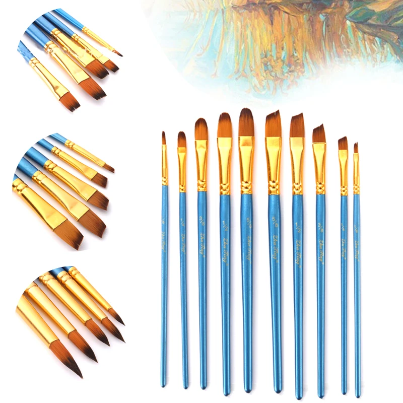 5 шт. нейлоновая кисть для рисования художника профессиональная Акварельная