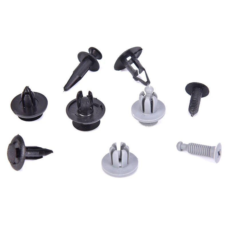 

100pcs Plastic Mixed Car Fastener Vehicle Auto Bumper Clips Retainer Rivet Door Panel Fender Liner For Cars
