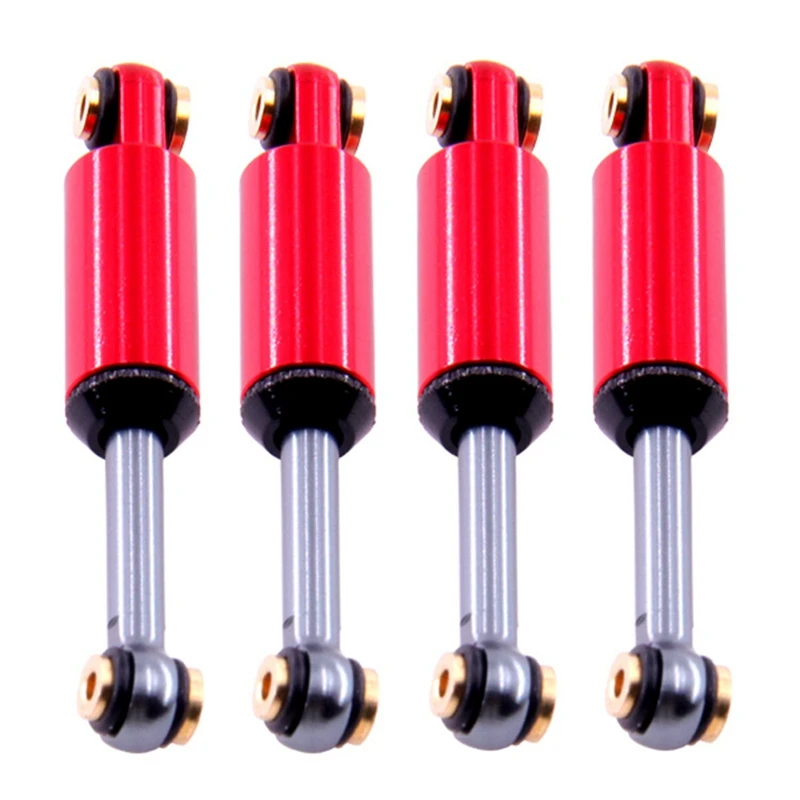 4Pcs Metal Mini Shock Absorber Damper for 1/24 RC Crawler Car Axial SCX24 90081 AXI00001 Upgrade Parts Accessories | Игрушки и хобби