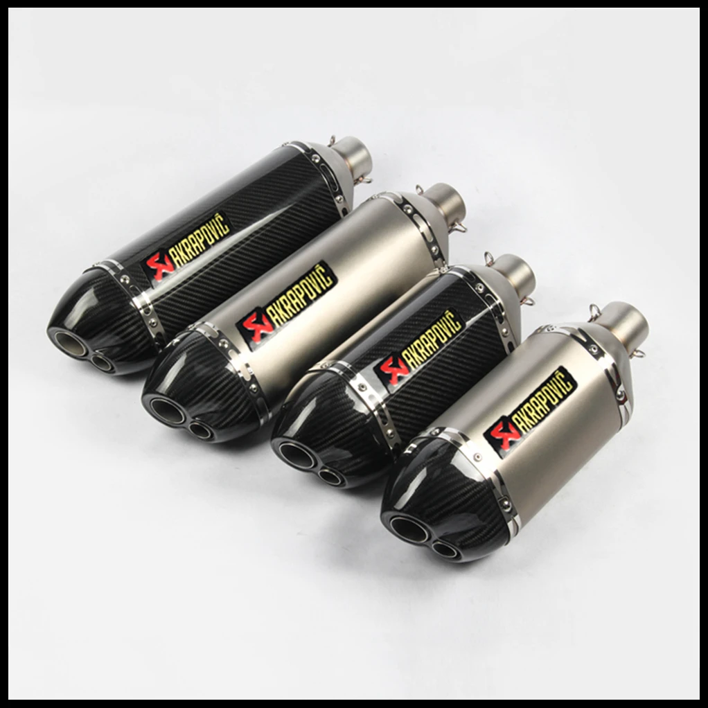 Универсальный мотоцикл Akrapovic выхлопной модифицированный глушитель для KAWASAKI Z900 Ninja 400 CB650F NC750 GSR750 Tmax 530 R1 R6