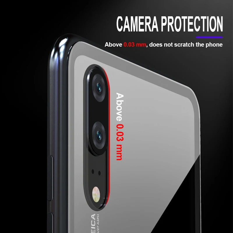 KINBOM 360 чехол для huawei P20 Lite P30 Pro Nova 3i Магнитный адсорбционный mate 20 P smart 2019 стеклянный
