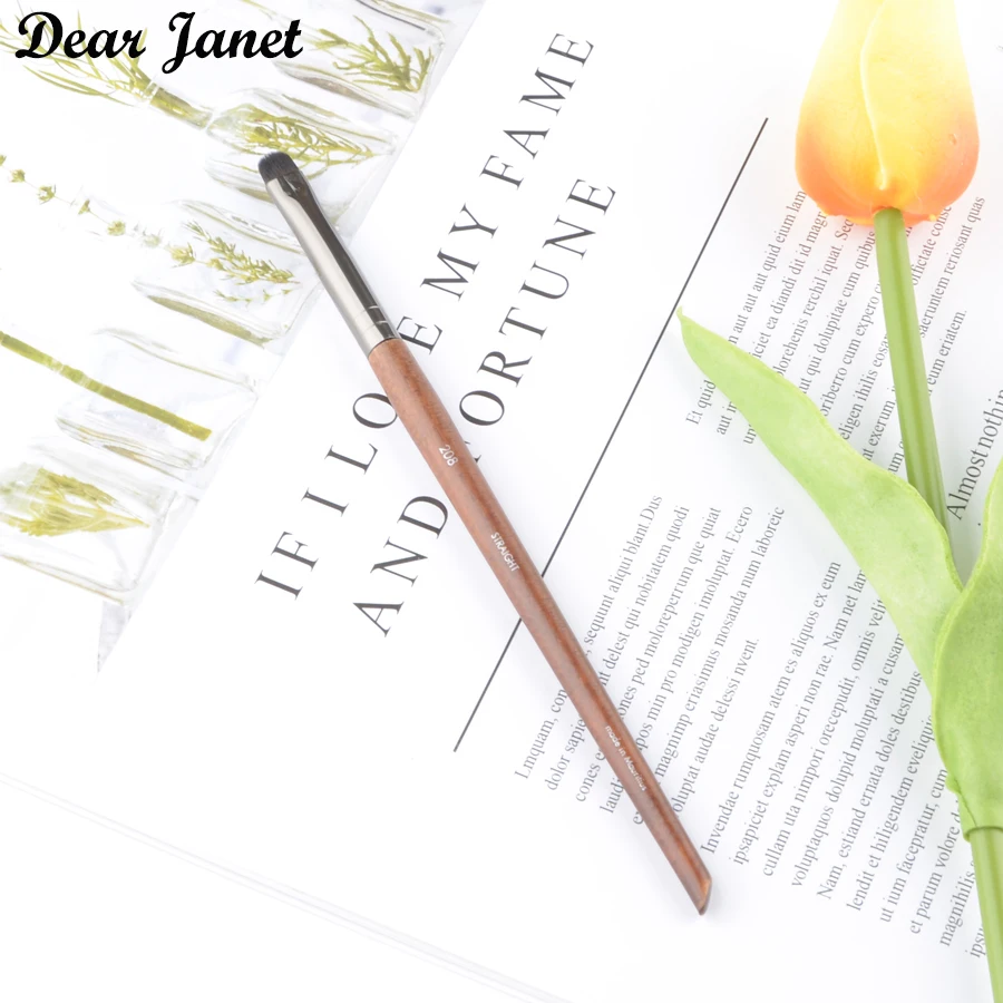 1 шт. Кисточки для макияжа #208 подводка глаз маленькая кисть из натурального