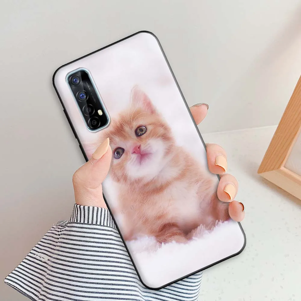 case for realme 7 case realme 7 pro animal style phone shell for oppo realme 7 soft silicone tpu back cover for oppo realme7 cat free global shipping
