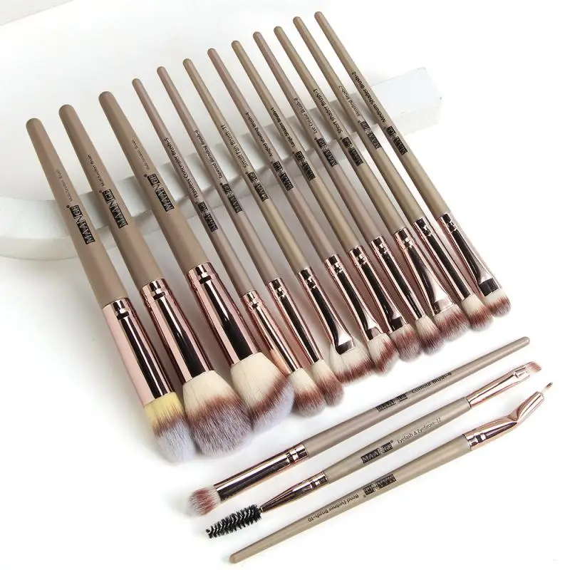 

15 pcs/Set Makeup Brushes Gradient Brush Set Powder EyeShadow Blending Eyeliner Eyelash Eyebrow Make up Beauty Cosmestic Brushes