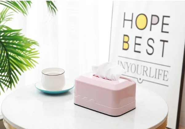 

Tissue box drawing paper box storage box tissue rack Napkin Table top paper towel tube