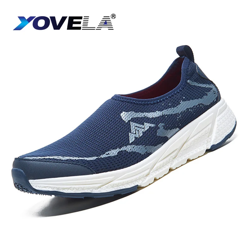 

Summer Mesh Loafers Men Casual Shoes Unisex Outdoor Sneakers Breathable Flat Shoes Lightweight Sneakers Male Shoe Big Size 36-46