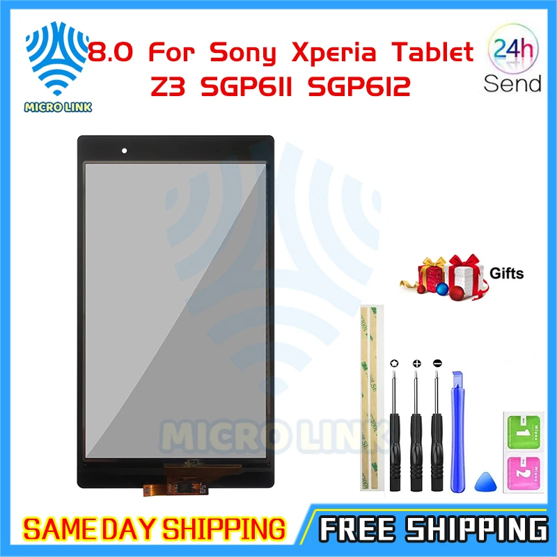 Внешняя стеклянная панель для Sony Xperia Tablet Z3 SGP611 SGP612 SGP621 8 0 дюйма | Компьютеры и офис