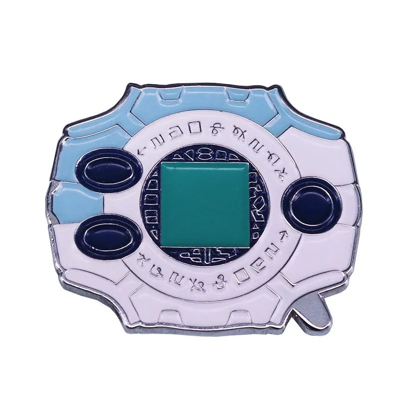 

HOSENG Digimon Digivice Game Console Cartoon Brooch Fans Childhood Nostalgia Collection Souvenir Jewelry Accessories Gift HS_850