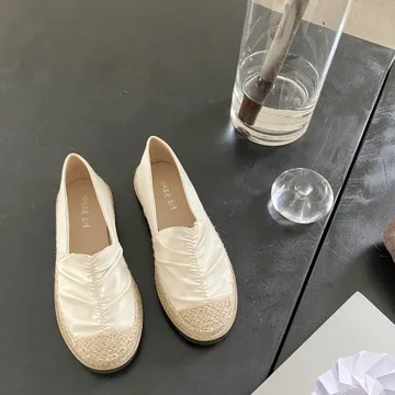 

Shoes Woman 2021 All-Match Round Toe Casual Female Sneakers Flats Mixed Colors Autumn New Summer Dress Fall Lace-Up PU Fretwork