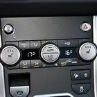 Автомобильная Кнопка кондиционирования для Land Rover Range Rover Evoque 2012-2018 из алюминиевого сплава, наклейки, серебряные автомобильные аксессуары