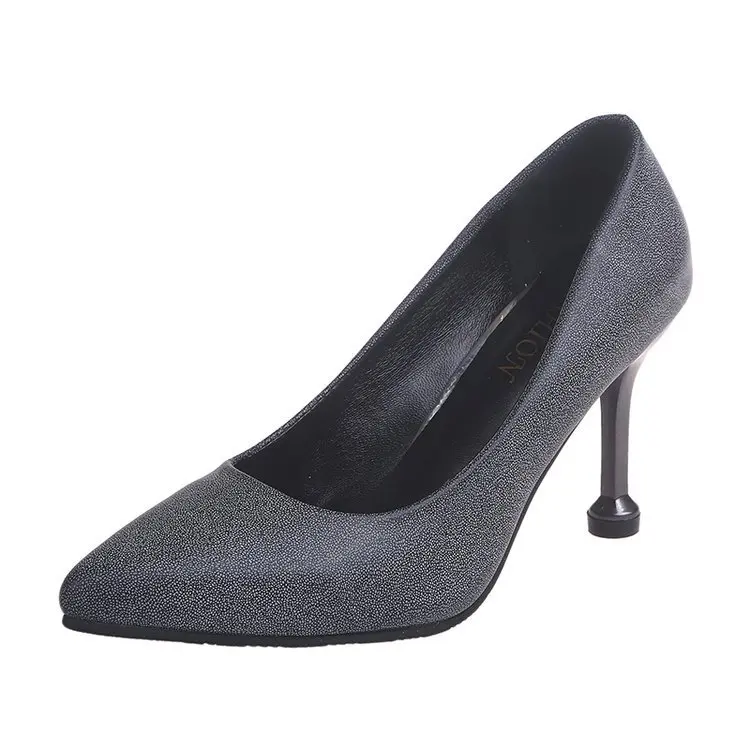 

Branded Pumps Casual Heels Fine Heeled Shoes Slip On Lace-Up Sweet Sandals Ladies 2021 Pointed Wedge Shallow Mouth Round Toe Fas