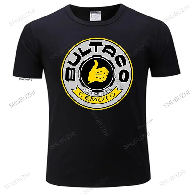 

Male Black Tshirts Free Shipping Bultaco Pursang T-Shirt Men cotton short sleeve Printed Tee-shirt Brand short sleeve oversized