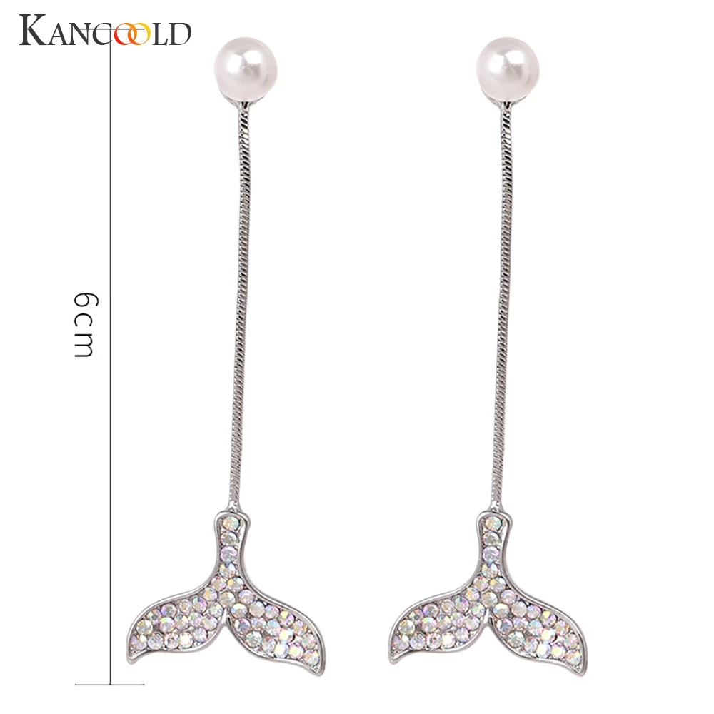 Женские длинные серьги-гвоздики из стерлингового серебра 2019 | Тематическая