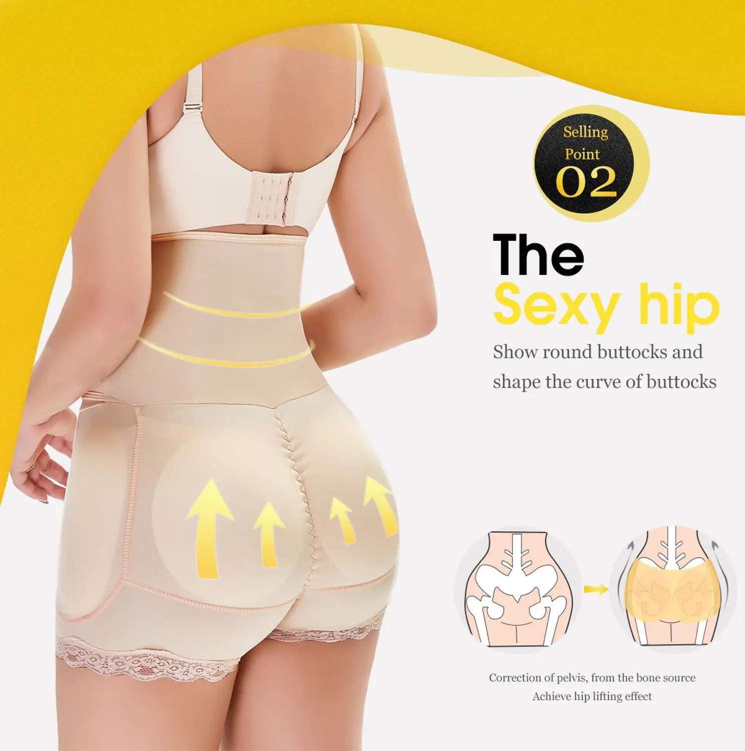 Женский Лучший Формирователь твердый тренажер с высокой талией подтяжка ягодиц