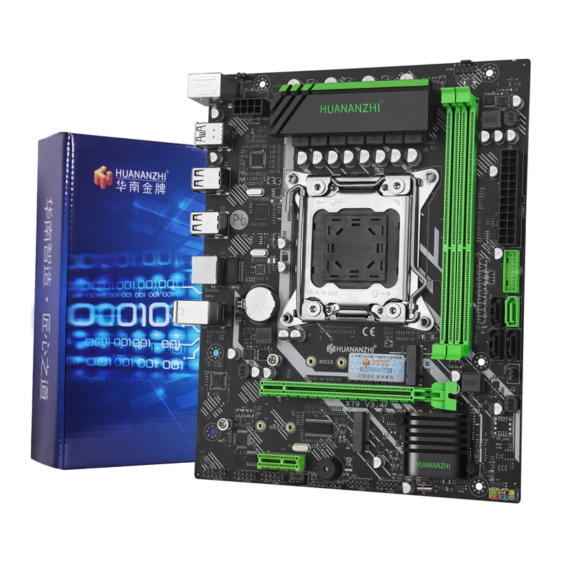 Kaufen HUANANZHI X79-6M M-ATX Motherboard Bundle CPU Xeon E5 2620 V2 6 Heatpipes CPU Kühler 2*16G 32G RAM RECC Video Karte GTX750TI 2G