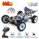 Wltoys 124019 Радиоуправляемый автомобиль 75 кмч высокоскоростной масштаб 112 г 4WD Металлическое шасси электрическая радиоуправляемая Формула автомобиль гидравлический шок Absober