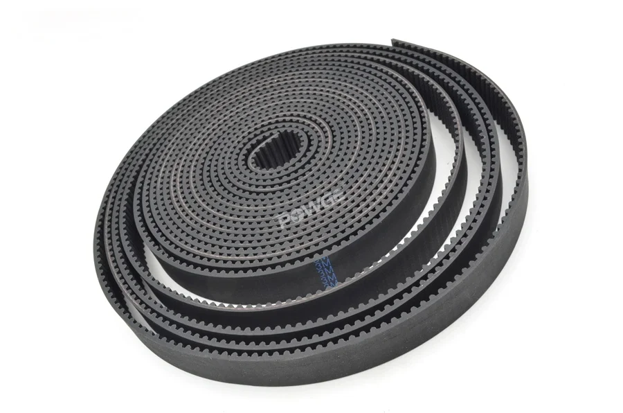 

Arc HTD 3M open timing belt 3M-15mm width 15mm length 5000mm Rubber Fiberglass HTD3M open Timing belt pulley CNC 5Meters