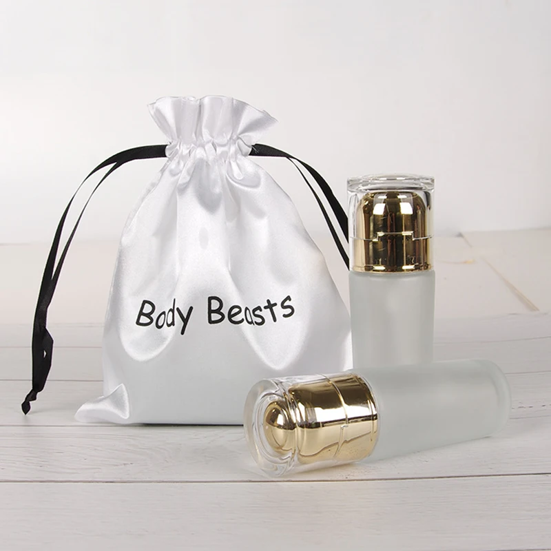 50P Silk Satin Jewelry Pouch Custom Logo Gift Bag Drawstring Pouch 10x15/12x16/15x20/18x30cm Lashes Lipgloss Hair Packaging Bag
50P Silk Satin Jewelry Pouch Custom Logo Gift Bag Drawstring Pouch 10x15/12x16/15x20/18x30cm Lashes Lipgloss Hair Packaging Bag