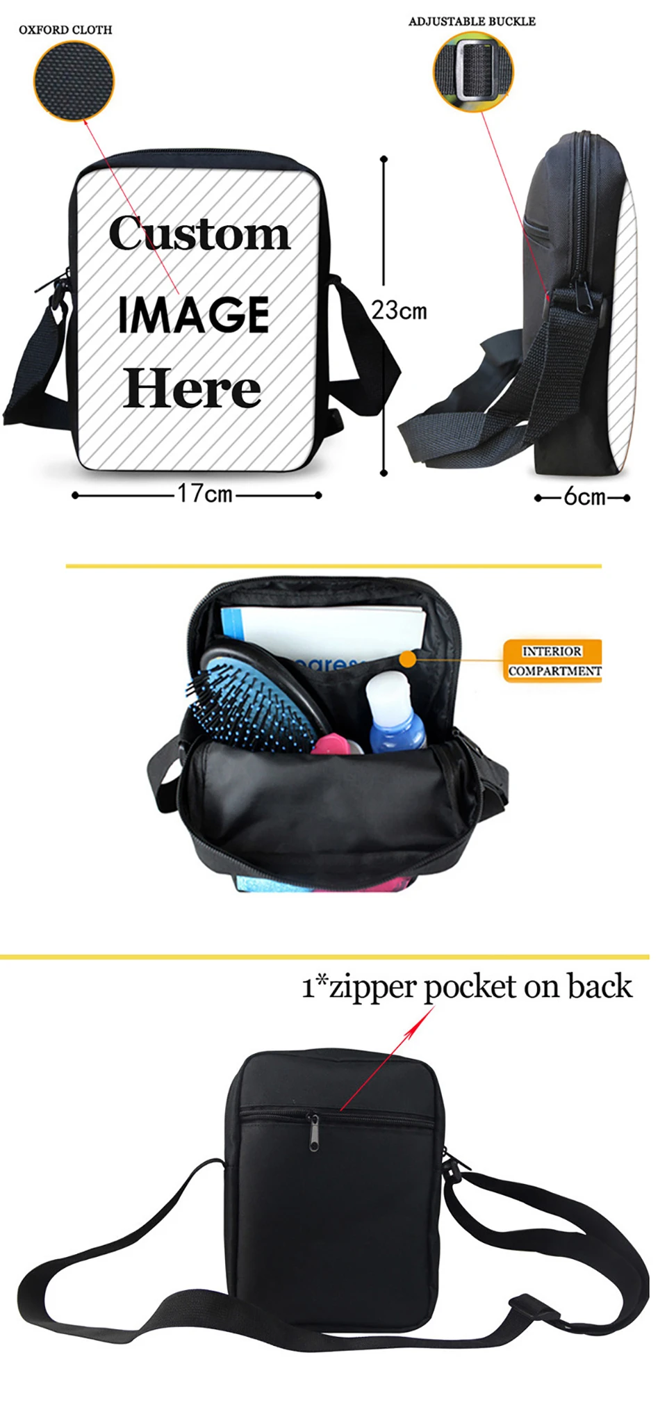 ELVISWORDS Kids Messenger Bags Cute Cat Dog Printing Lunch Bags for Boys Girls Casual Crossbody Shoulder Bags Mini Flap Funny