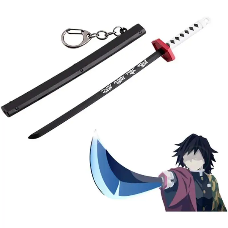 Брелок для ключей мини брелок в стиле аниме клинок призрака катана рассекающий