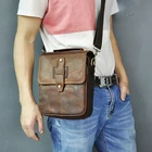 Повседневная сумка-мессенджер из натуральной кожи для мужчин, дизайнерская модная кросс-боди Сумка для планшета 8 дюймов, тоут, ранец