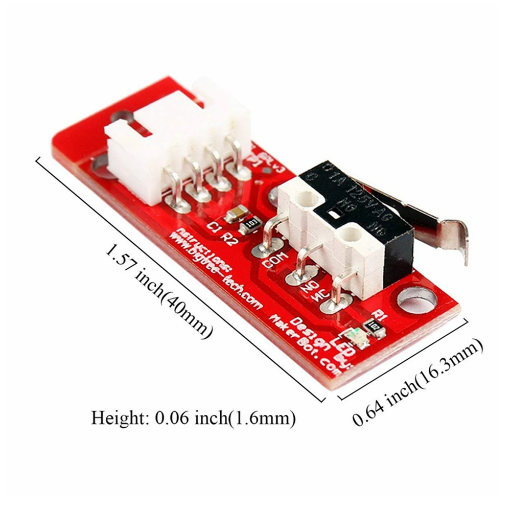 6pcs 3D Printer Parts Endstop Mechanical Limit Switches with 3 Pin 70cm Cable RAMPS 1.4 Control Board Part Switch | Компьютеры и офис