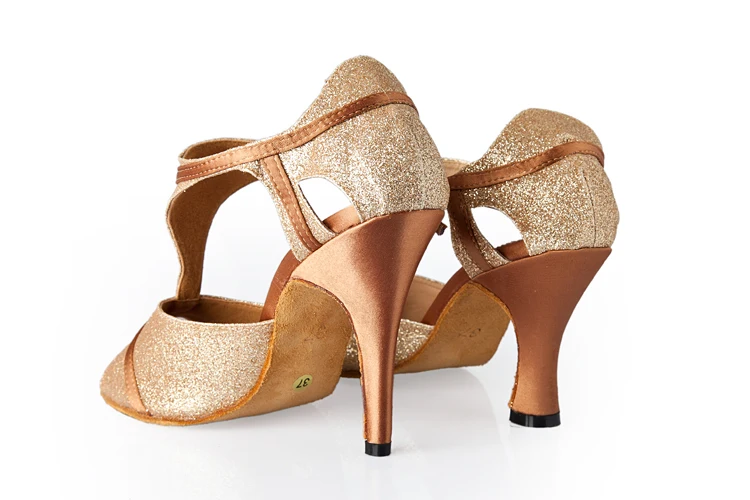 2020 хит продаж блестящая атласная обувь для латинских танцев танцевальная