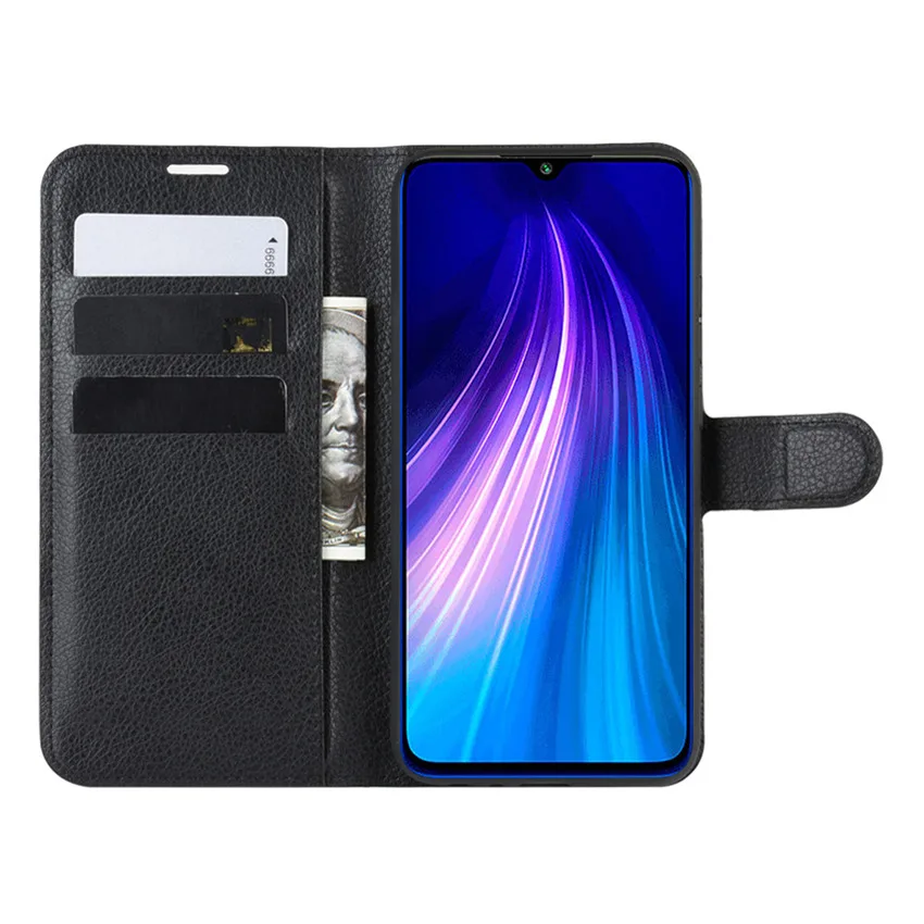 Для Xiaomi Redmi Note 8t чехол-кошелек кожаный флип-чехол для телефона для Xiaomi Redmi Note 8t Высокое качество чехол-подставка