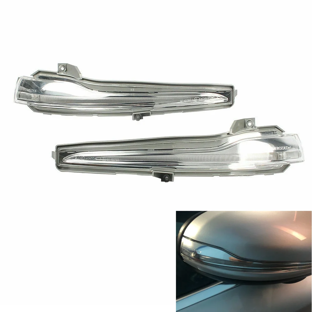 

Car Left&Right LED Rearview Side Mirror Turn Signal Light Indicator Lamp For Benz C CLASS W205 S CLASS W222 W217 E CLASS W213