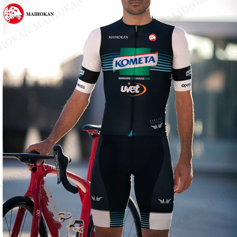 

Maihokan Pro Bicycle Team Short Sleeve Maillot Ciclismo Men's Cycling Jersey Kits Summer breathable Cycling Clothing Sets