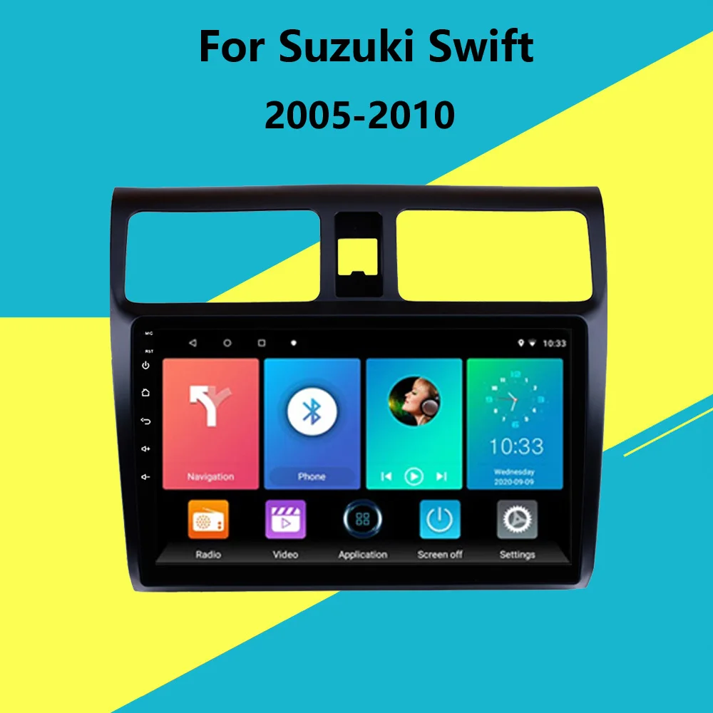 Для Suzuki Swift 2005 2006 2007 2008 2009 2010 Android Радио мультимедийный плеер 10 1 дюйма 2 Din навигация
