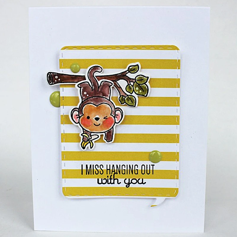 Обнимающие обезьяны и много любящих прозрачных штампов для самостоятельного